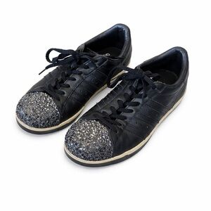 adidas Black Crystal Toe Women's Sneakers